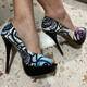 high heel and foot